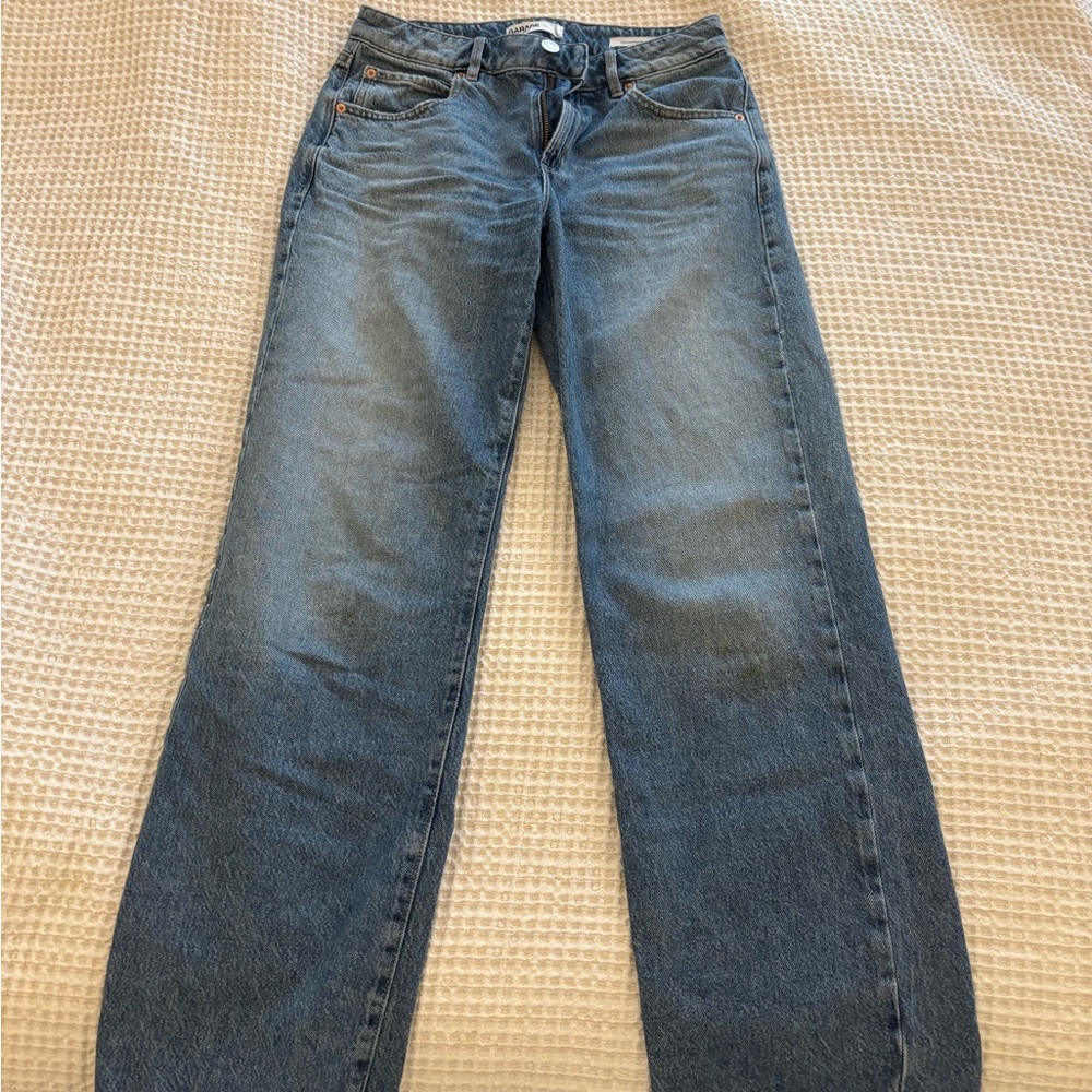 Garage Blue Straight Leg Women's Jeans